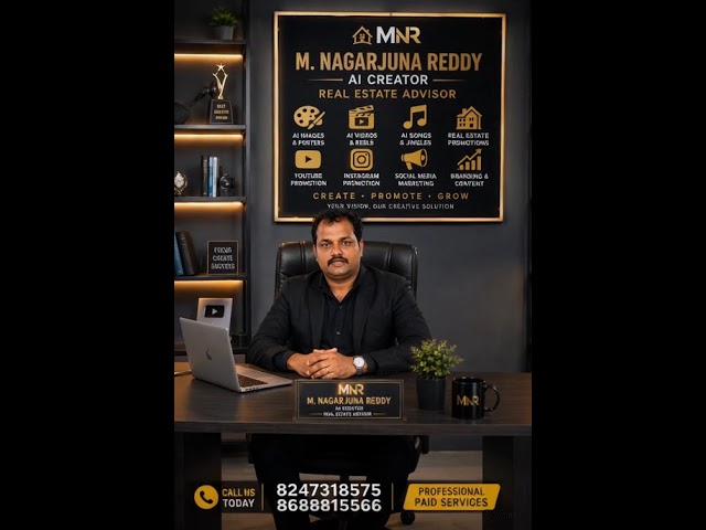M. Nagarjuna Reddy | AI Creative & Real Estate Advisor | Professional Content Creation & Promotion