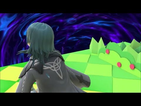 スマブラSP　ベレスに透明カズヤの地獄門　背中側