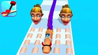 NAIL STACK! game MAX NAILS SCORE 🌈💅👸 Gameplay All Levels Walkthrough iOS, Android New Game 3D Mobile