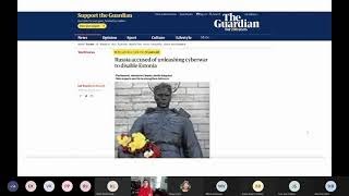 Webinar with prof Josephine Wolff  Cyber dimensions of the Russia Ukraine conflict