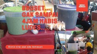 Es cendol dawet minuman kekinian  gak sampai 4 jam habis ludes