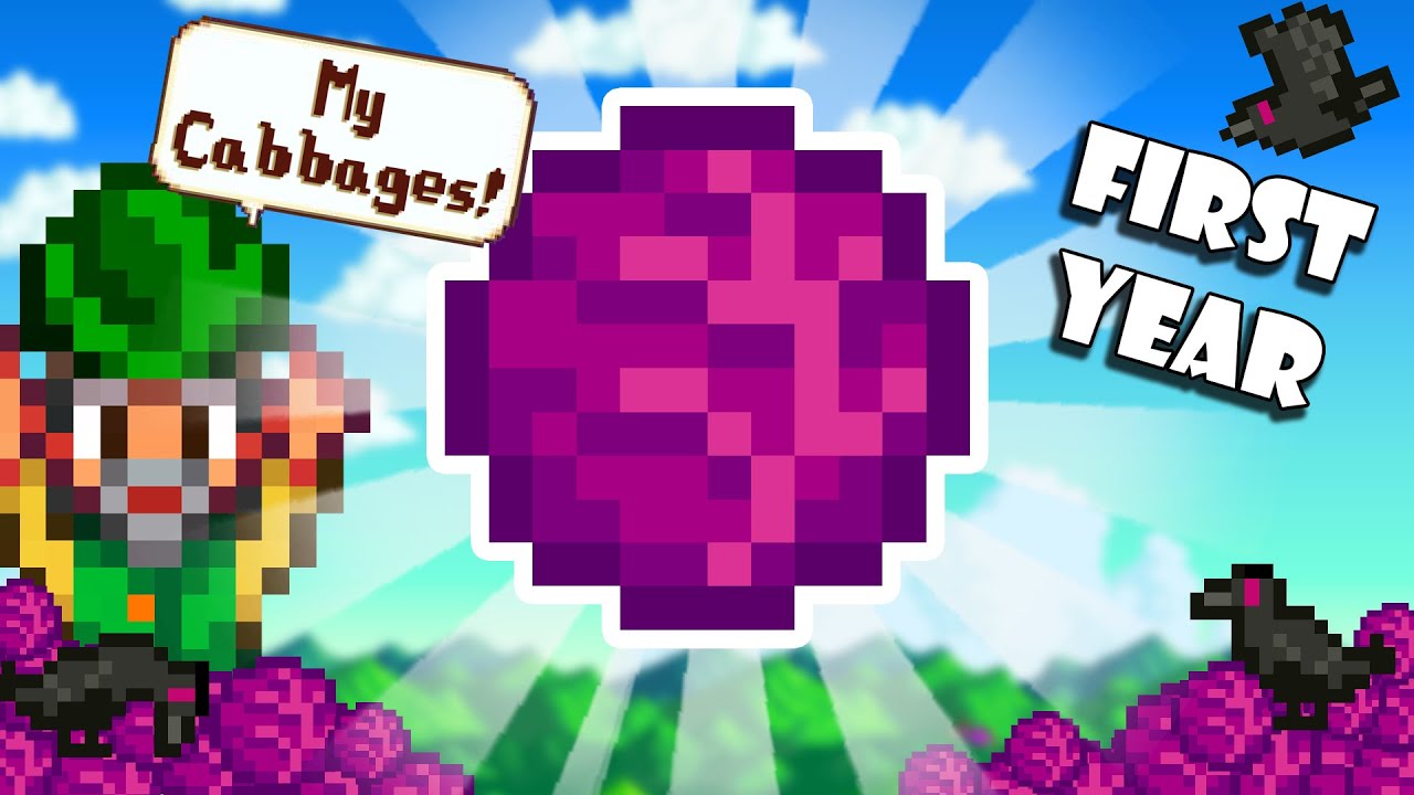 The BEST Way To Get RED CABBAGE In Year One Stardew Valley YouTube