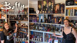 FULL TOUR | Building new shelves to maximise my collection | Buffy the Vampire Slayer Home Library