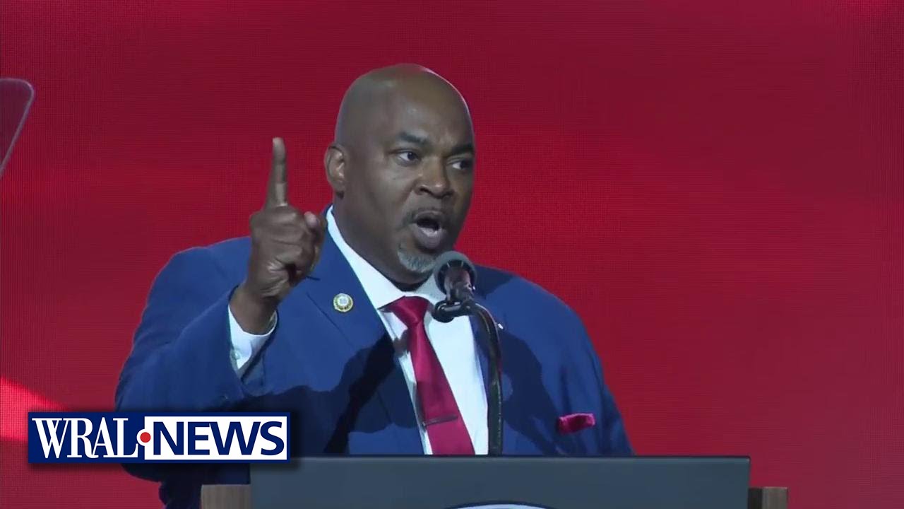 North Carolina Lt. Gov. Mark Robinson speaks at NRA meetings in Texas