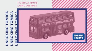 Unboxing Tomica London Bus Cute Mini Double Decker Toy