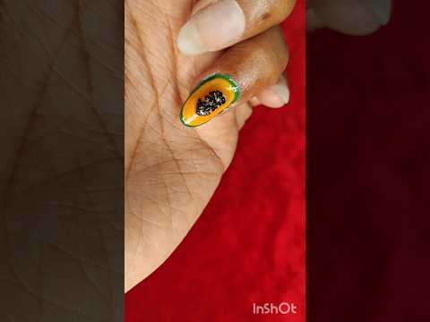 do my nails to distract myself from responsibilities.It’s called self-care #nailart #papayanails