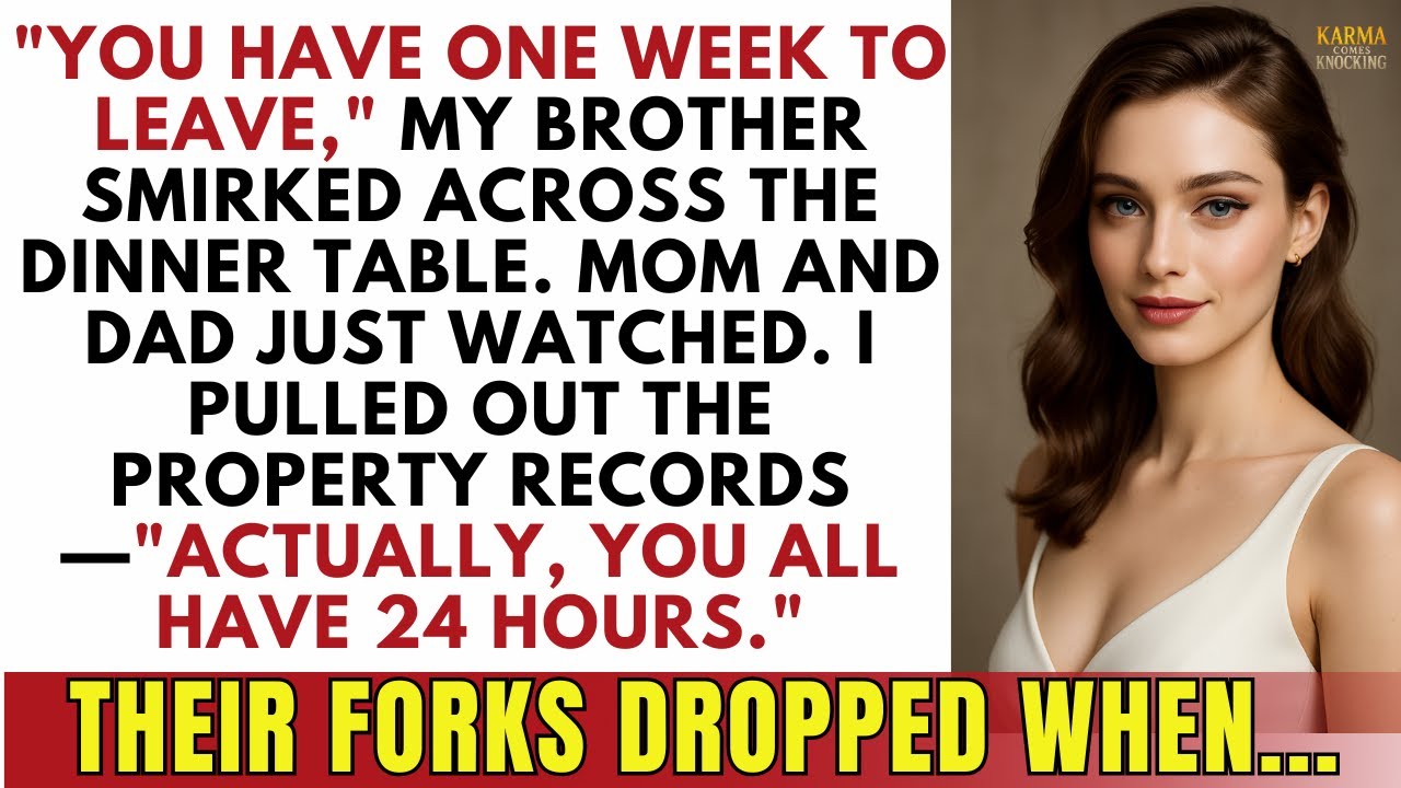 At Christmas Dinner, My Sister Said 'Time To Move Out'—So I Showed Her The Property Deed