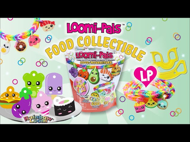 RAINBOW LOOM - LOOMI-PALS FOOD COLLECTIBLE SERIES UNBOXING/DEMO