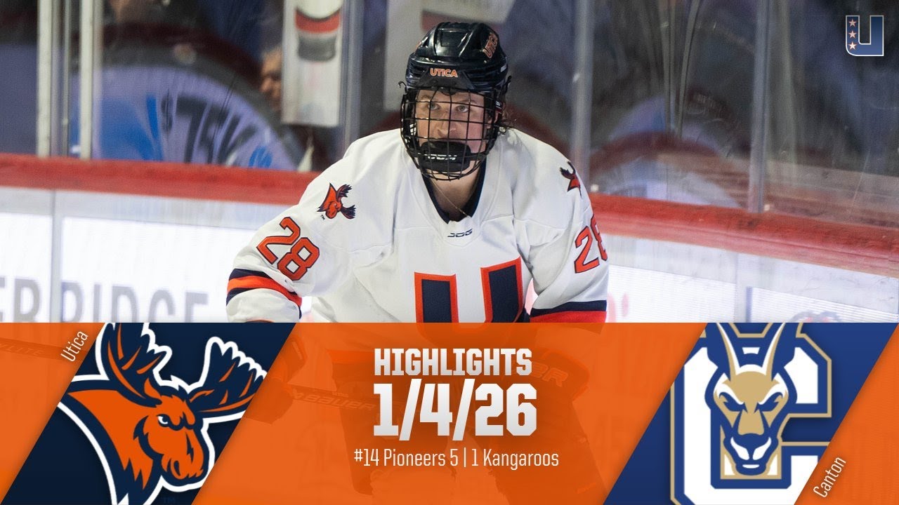 #14 Utica vs SUNY Canton | Men's Hockey Highlights - 1/4/26