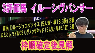 【マイルチャンピオンシップ2023 Live 字幕】S評価馬のイルーシヴパンサー 枠順確定後見解 #ニートボクロチキン #マイルチャンピオンシップ2023