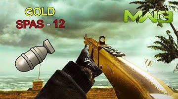 Remember the GOLD SPAS-12 from Modern Warfare 3? (MW3 Plutonium IW5X)