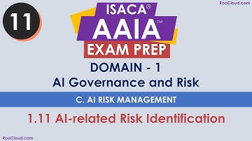 1.11 AI related Risk Identification - AAIA Domain 1 Part C - AI Risk Management