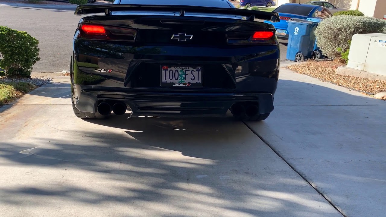 ZL1, Stage 3 cam Startup Exhaust YouTube