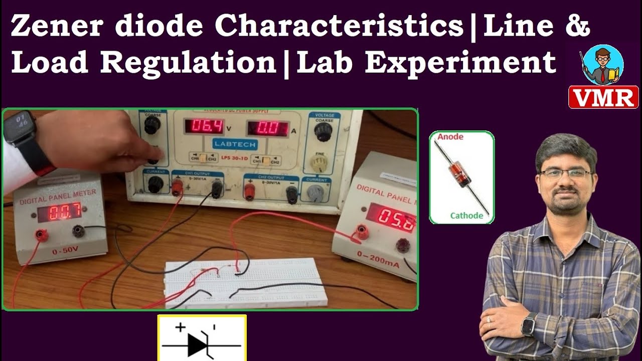 19. Zener diode Characteristics Lab Experiment Line and Load