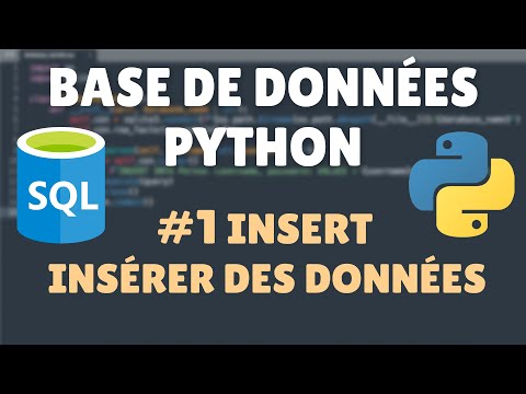 Vidéo: Comment écrire une base de données en Python ?