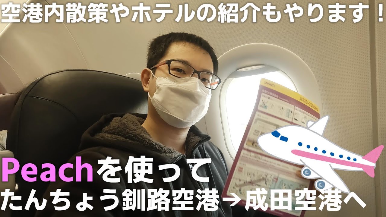 Peachで釧路空港から成田空港へ 1年ぶりの東京観光 R Bホテル 東日本橋 ステーキマックス 秋葉原店 も紹介 Youtube