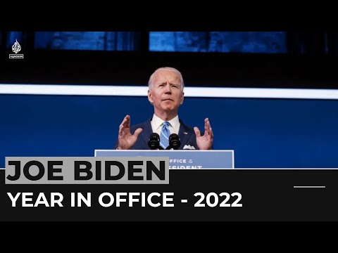 A look at Biden's year in office and the challenges faced in 2022