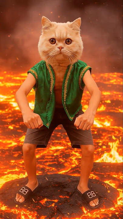 Anak Kucing Lucu Melompat ke Lava, Ending-nya Bikin Kaget! 😱🐱🔥