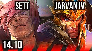 SETT vs JARVAN IV (TOP) | 6 solo kills, 800+ games | NA Diamond | 14.10