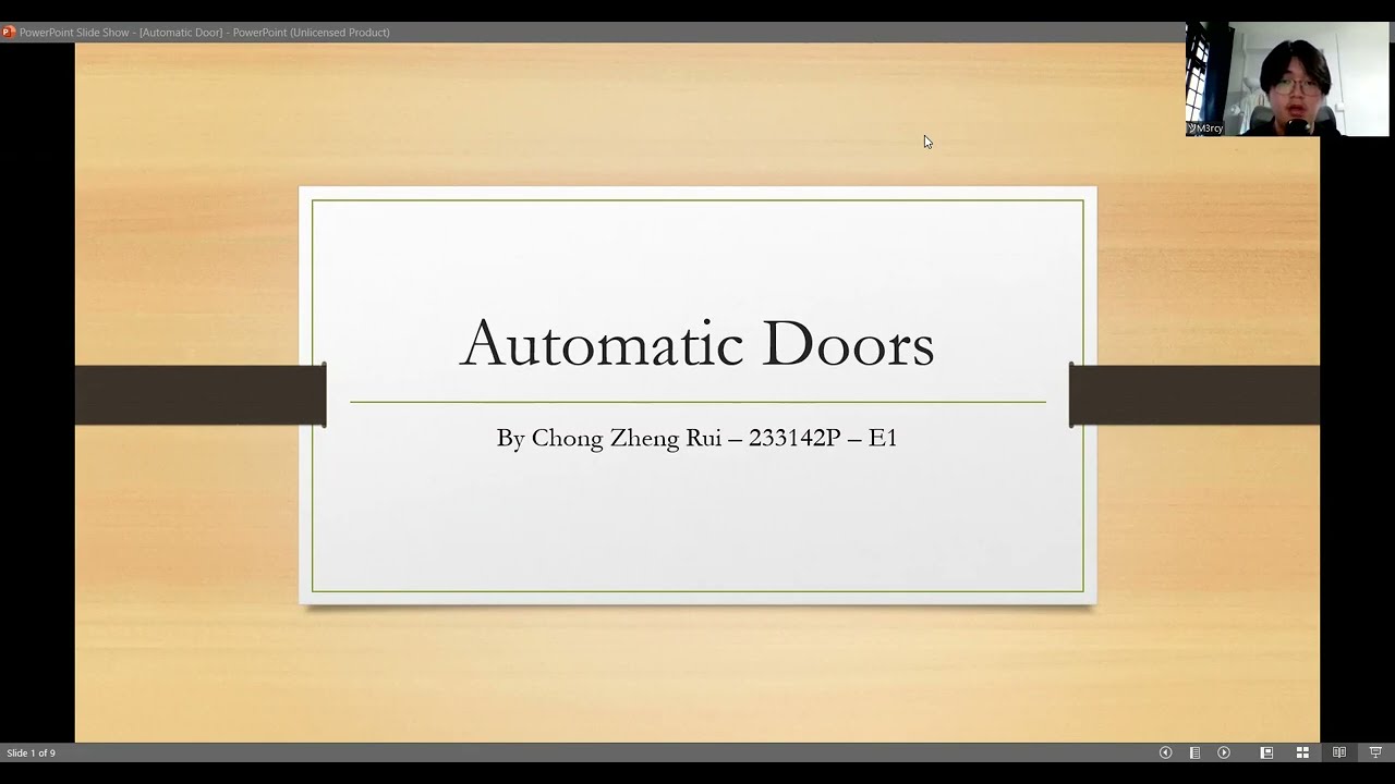 automatic door presentation