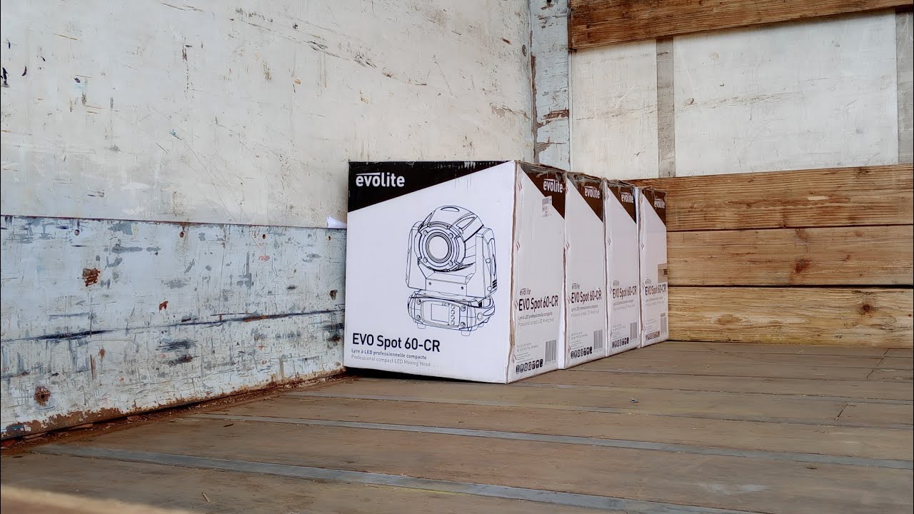 Point de vue des projecteurs de fête evo spot 60-CR