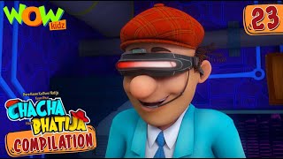 Chacha Bhatija | Compilation 23 | Funny Animated Stories | Wow Kidz
