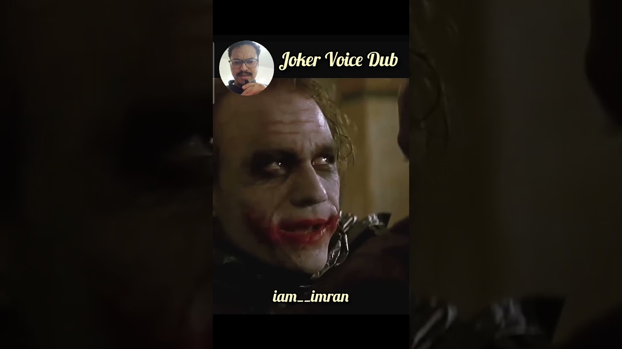 Joker 🃏 Dark knight 🦇 Voice Impression 