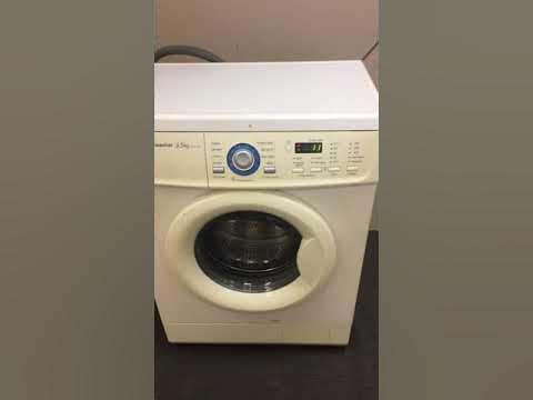 LG IntellWasher WD-80160S - YouTube