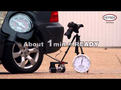 HEYNER BIG AIR 12V AIR COMPRESSOR- tyre inflating within 1 minute