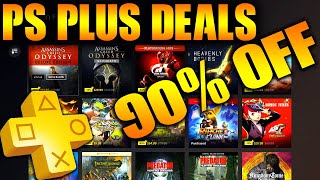 PS Plus 2021 GAME Discounts &amp; DEALS Up to 90% OFF