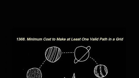 Leetcode Algorithm III day 10 | 1368. Minimum Cost to Make at Least One Valid Path in a Grid 中文