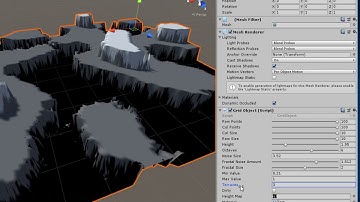 Unity - Fractal noise terrace