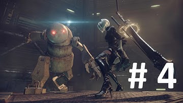 Nier Automata   Gameplay Walkthrough Part 4   Adam and Eve & Father Servo PS4 PRO