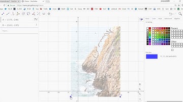 GeoGebra   importing an image