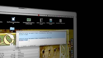 Hide / Show Mac OS X Desktop Icons