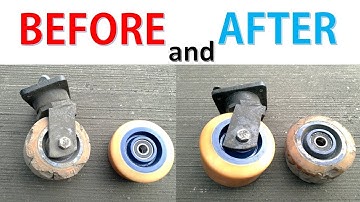 How to replace castor wheel on a power pallet truck