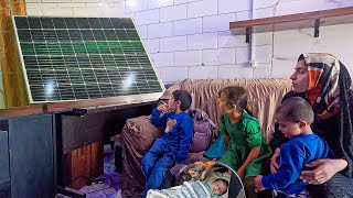 Can a Solar Panel Provide a Refrigerator and TV for Her Home?