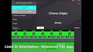 Salute (Enkay ft Kierra Sheard) Worship Backing Tracks App Preview screenshot 4