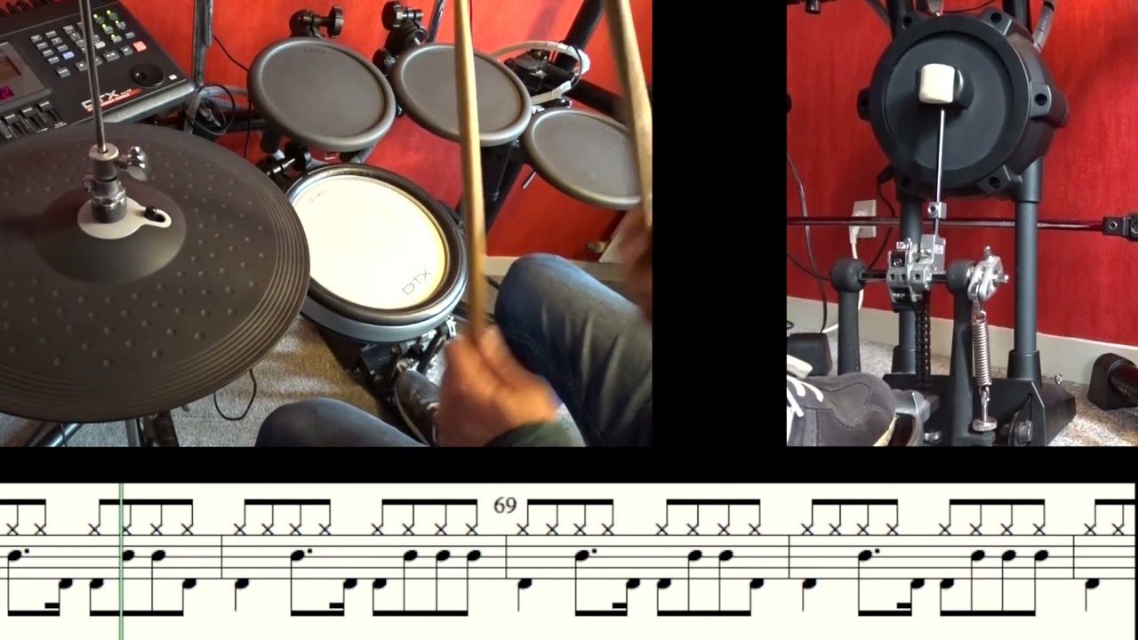 The Verve Bitter Sweet Symphony Drum Cover, pdf Score free for