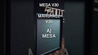 Mesa Vs Marshall V30 - The Big Reveal - #blindtest #speaker #guitarcab #guitaramp #metal #guitar