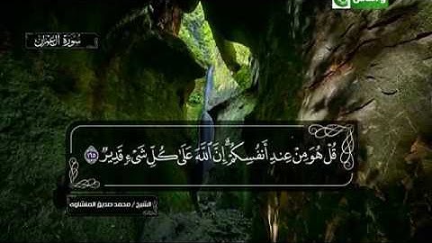 سورة ال عمران 159 الى 170 ـــ محمد صديق المنشاوى