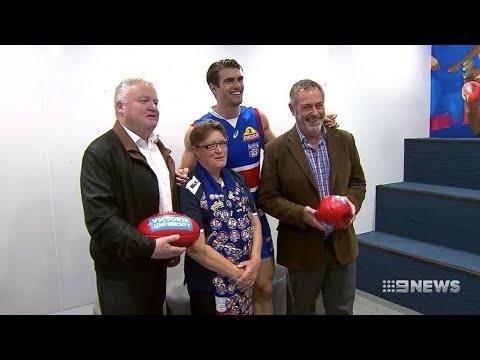 Bulldogs Celebrate Fightback | CH9 News footscray hospital