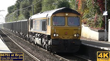 66751 at Bryn - 09th October 2020