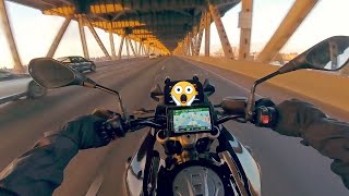 BMW F750GS + QUICKSHIFTER | Seattle I-5 Express Lanes [4K]