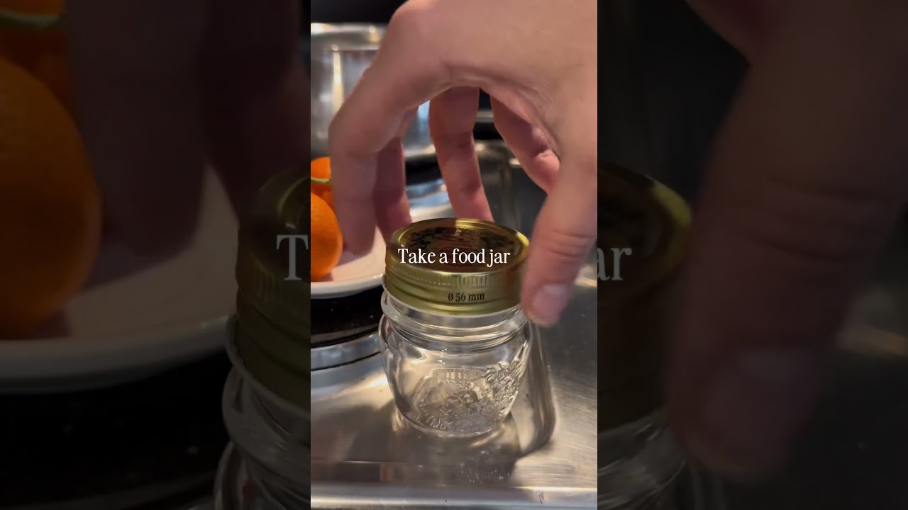 How to make Mandarin Syrup at home for your winter drinks!🍊