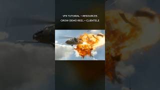 Helicopter Explosion VFX Tutorial + Assets #vfx #houdini #cinema4d