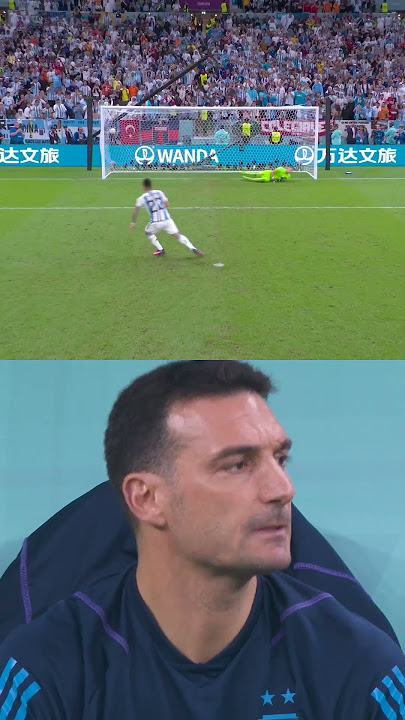 Lionel Scaloni's Reaction to Lautaro Martinez's Penalty