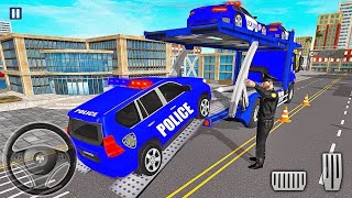Nakliye Kamyonu Polis Arabaları Simülatörü - Transport Truck Police Cars Simulator - Android Game screenshot 4