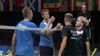 Match point - Rindshøj / Søndergaard vs Hemming / Van Leeuwen - MD, SF – Dutch Open 2022