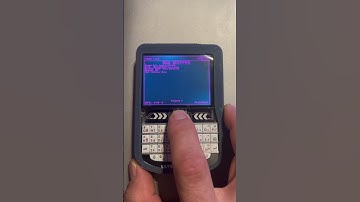 Raw sniffer Bruce firmware running on T deck #lilygo #flipperzerohacking #aphextwin #tdeck